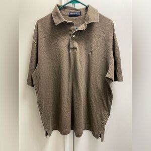 Men’s Nautica Brown Short Sleeve Polo Shirt Size Large